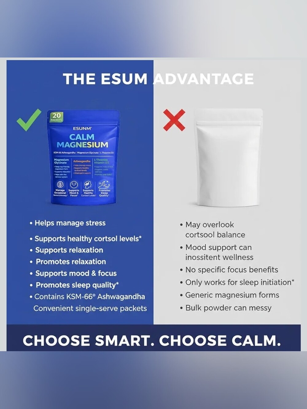 Calm Magnesium Supplement Powder Packets Raspberry Lemonade 20 - Picture 2 of 3